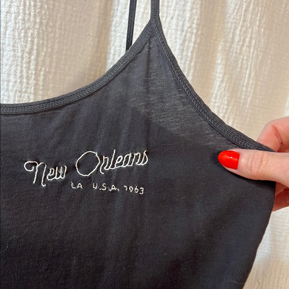 NEW ORLEANS Spaghetti Strap Top - Picture 2 of 3